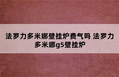 法罗力多米娜壁挂炉费气吗 法罗力多米娜g5壁挂炉